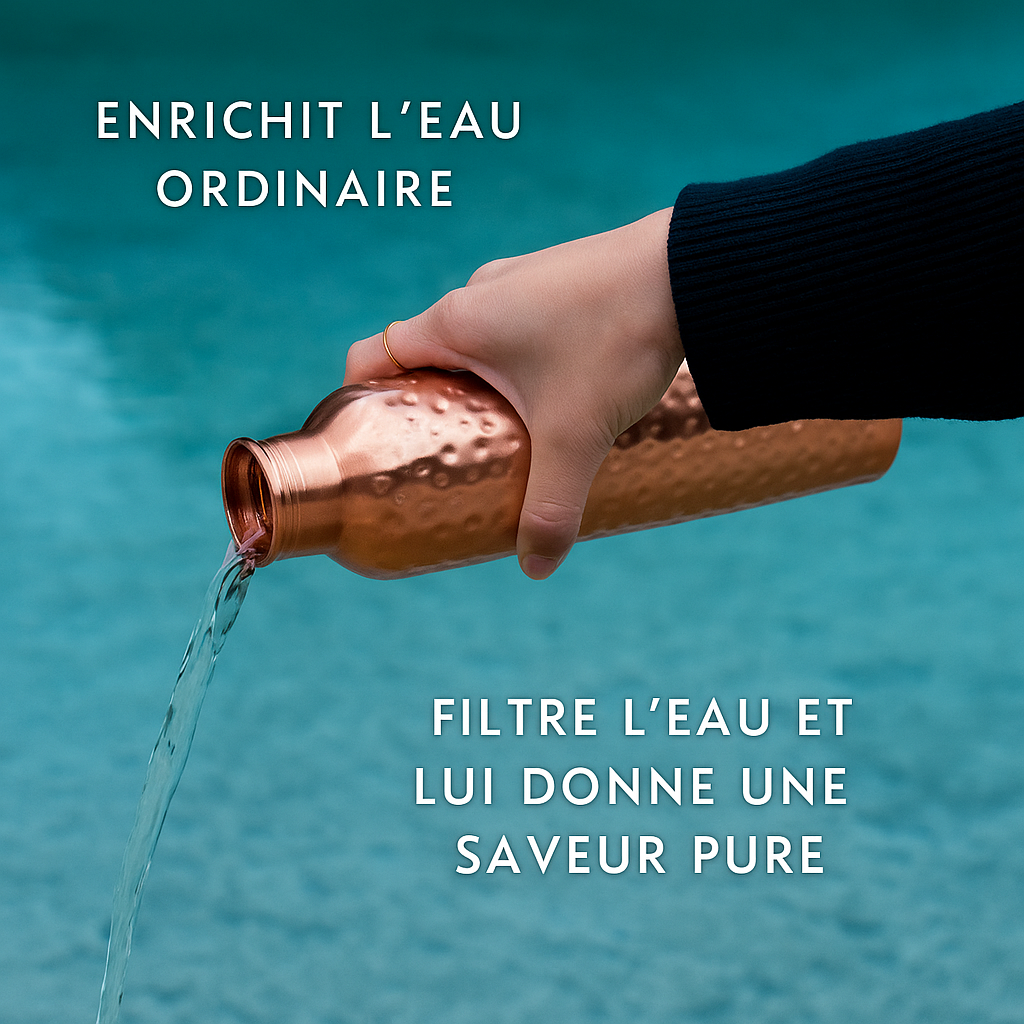 LUJÆ™ — Bouteille en Cuivre Pur
