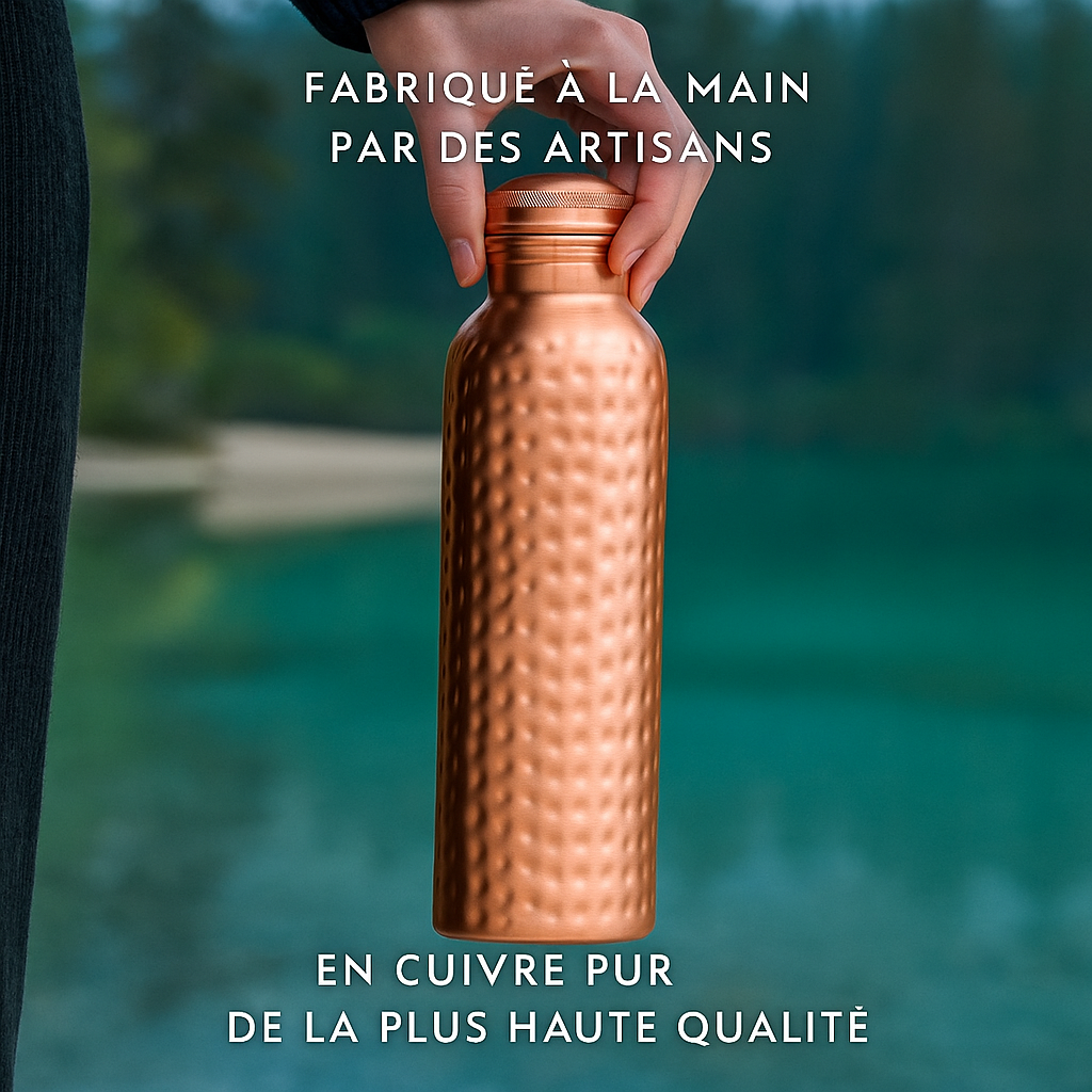 LUJÆ™ — Bouteille en Cuivre Pur