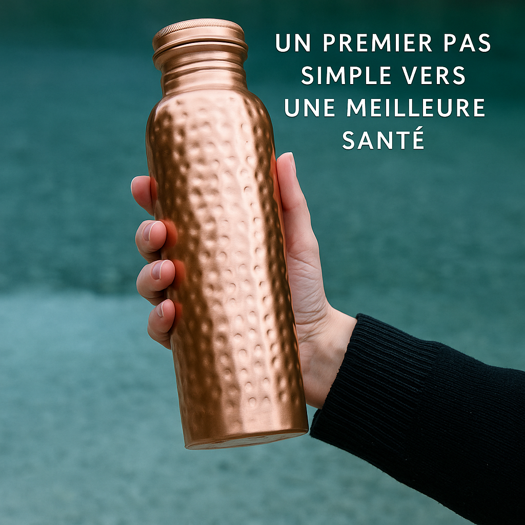 LUJÆ™ — Bouteille en Cuivre Pur